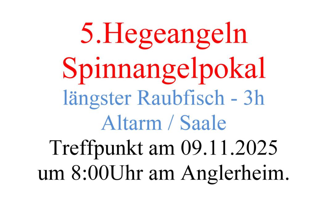 Spinnangelpokal 2025