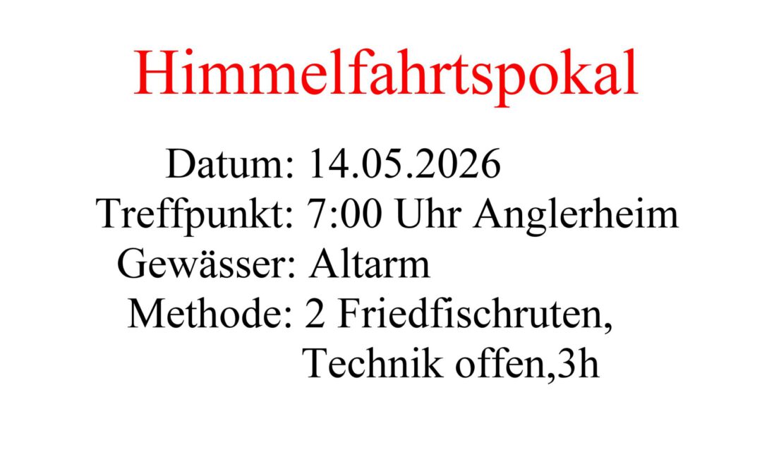 Himmelfahrtspokal 2026