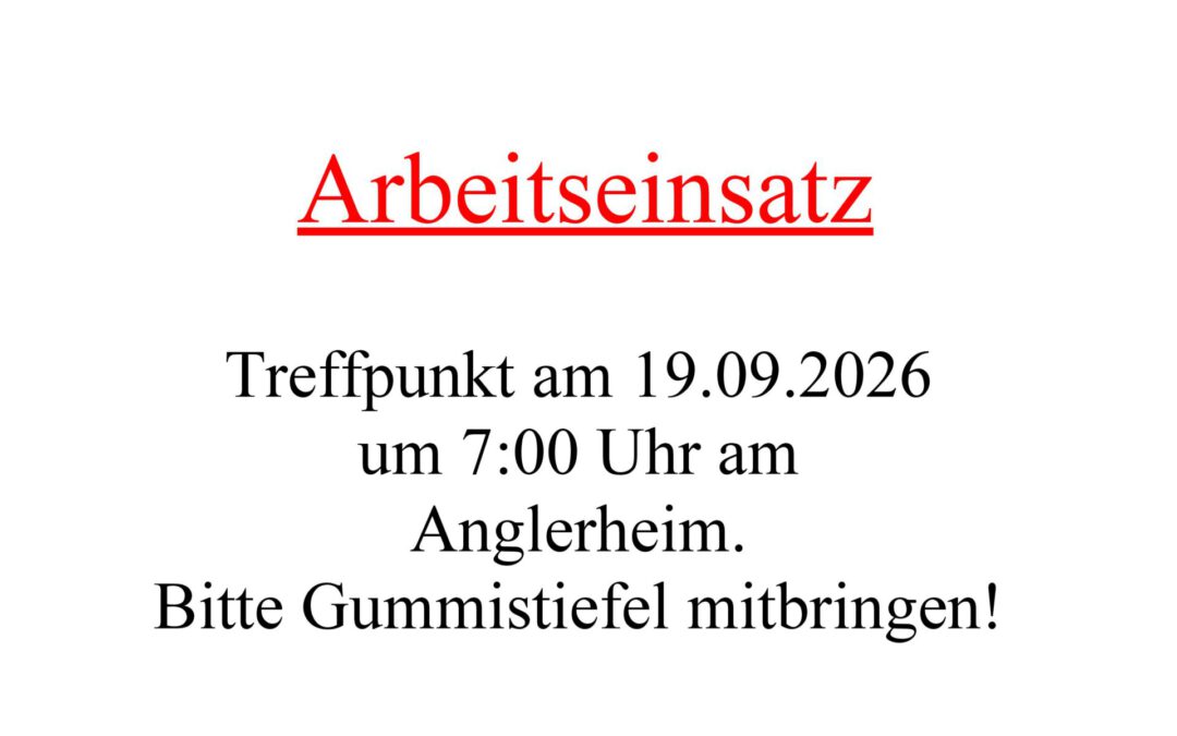 Arbeitseinsatz